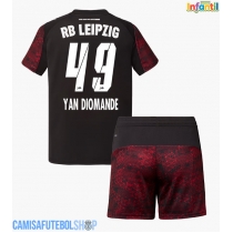 Camisa de time de futebol RB Leipzig Yan Diomande #49 Replicas 3º Equipamento Infantil 2025-26 Manga Curta (+ Calças curtas)